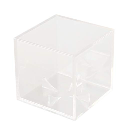 Shumo Acrylique 9 Pouce Baseball Box Affichage Golf Ballon de Tennis Transparent Case pour Souvenir Bo？Te de Rangement Titulaire Protection UV Dustproof