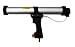 Produktbild TopSer DT9347-2 15” 600ML Zylinder Kartuschenpistole mit 450mm Aluminum Fass für 310ml,400ml,600ml Wurst Gummi, 1.45kN Schub für Haus Dekoration,Selbstklebende Bauindustrie,Hardware-Werkzeug[Silber und Schwarz]