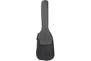 HoveeLuty Bolsa para bajo eléctrico, Acolchada, Impermeable, de 5 mm de Grosor, con Correas de Hombro Ajustables, Funda para bajo eléctrico, Mochila para, Funda para, para eléctri