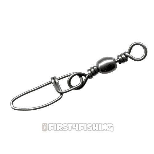 Black CatHeavy Duty Cross Lock Swivels - Catfish Shark Sea River Fishing Tackle