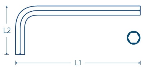 INBUS® 70358 Inbusschlüssel Zoll Set 10tlg. 0.05-5/16″ | Made in Germany| Innensechskant-Schlüssel | Winkel-Schlüssel |0.05 | 1/16 | 5/64 | 3/32 | 1/8 | 5/32 | 3/16 | 7/32 | 1/4 | 5/16 | Inch | Imperial | Zöllige Größen - 2