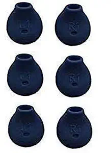 Printme Anti-Slip Silicone Ear Buds for S7edge S7 S6edge, Samsung Level U EO-BG920 Bluetooth Earphone Blue (Piece of 6, 3 Pair)