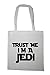 Produktbild TRVPPY Baumwolle Jutebeutel Modell Trust me im a Jedi, Sportbeutel Beutel Rucksack Tasche