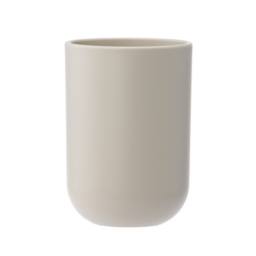 Tumbler Toothbrush Holder Plastic Cups Bathroom Tidy Razor Holder Toothpaste Holder Small Makeup Brush Holder Small Bathroom Cup Travel Camping Portable Reusable Storage Cups 350ml (Khaki)