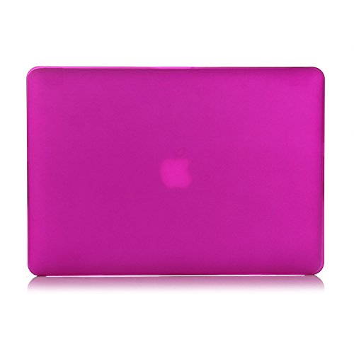 MacBook Air 13 Hülle, iNeseon Ultra Slim Plastik Leichte Hartschale Tasche Cover Case Schutzhülle für Apple MacBook Air 13″ 13.3″ Modell:A1466 und A1369(Dunkelviolett) - 4