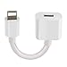 Price comparison product image iMangoo 9cm / 0.3ft Charging Adapter Male to Female Cable Compatible with iPad Pro Pencil White