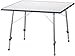 Produktbild Camping-Picknicktisch grau 80x60cm klappbar, Beine einzeln höhenverstellbar, leicht+stabil