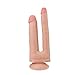 Produktbild Realistische Dong Mit Saugbasis Doppelkopf Curved Passion Masturbation Echtes Gefühl Girl Style Adult Toys