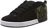 Leichte Mesh-Zunge DC Shoes Herren Court Graffik-Shoes for Men Skateboardschuhe, Black/camo, 50 EU