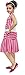 KRISHNA INDUSTRIES Girl's Cotton Top and Skirt Set (Pink, 7-8 Years)