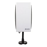 anclaje antena parabolica Cubierta compacta y estanca Engel Axil AN0264L Antena TDT Activa - Antena electrónica TV digital terrestre con Filtro LTE-4G Protect, hasta 46 dBi, para exterior e interior, 11.2 x 19.5 x 6.5