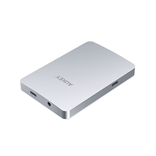 AUKEY USB C Hub mit Dual USB C Ports, Dual USB 3.0 Ports und Neitzteil für New Macbook, Macbook Pro 2016, Google ChromeBook Pixel 2015 - 2
