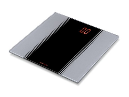 Soehnle 63329 Digitale Personenwaage LED Sensation silber/schwarz