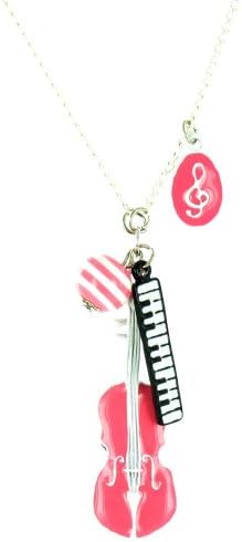 ilovefj Pink Music Lover’s Necklace