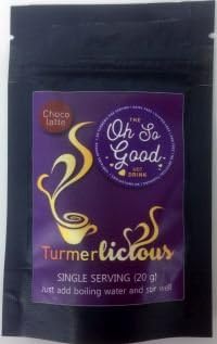 Turmerlicious Turmeric Latte Choco 20g Single Serving Pkt- Dairy Free