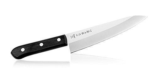 Tojiro Coltelli giapponesi per cucina Western Knife - Acciaio al Carbonio VG10 3 strati - Lama Ultra Affilata - Manico Eco Legno - Originali giapponesi Chef 180 mm