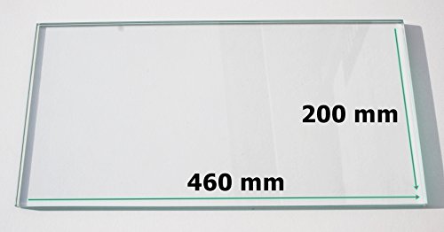 Khlschrank Einlegeboden / Glasplatte / Gemsefach  Klarglas 4 mm dick  460 mm x 290 mm - Direkt vom Glasereifachbetrieb!!!
