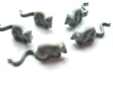 LEGO HARRY POTTER - Minifiguren - 5 RATTEN im neuen hellgrau - Ratte 40234 - KRAETZE - Harry Potter