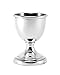Produktbild Brillibrum Deluxe Design Eierbecher 925er Sterlingsilber Silber Metall Edel Frühstück Essen Flyer (Eierbecher mit Gravur bis 10 Zeichen)