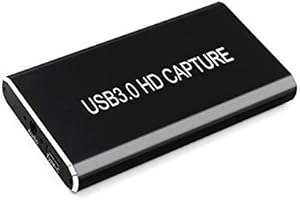 KuWFi HDMI 1080P Game Capture Card, Video Capture Card Convert to Type-C/USB 3.0 1080P 60FPS Game Adapter with HDMI Loop Output for PS4/PS5/Camera/Switch/Xbox/Skype/DSLR/Xbox/Windows Mac/Linux OS