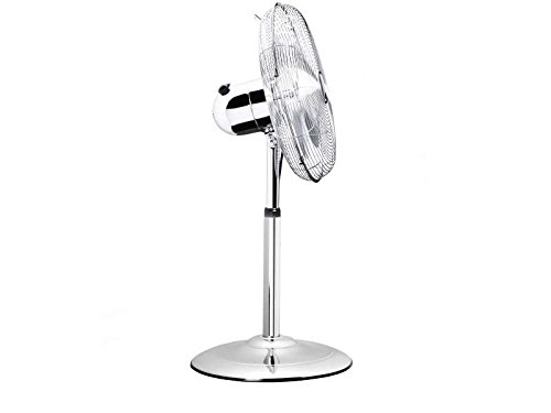 Standventilator mit 3 Leistungsstufen (Ventilator 25 cm, höhenverstellbar bis 80 cm, Oszillation zuschaltbar, 30 Watt, 1280 U/min) - 2