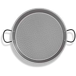 Metaltex 7398420000 Poêle à paella polie 65 cm, acier