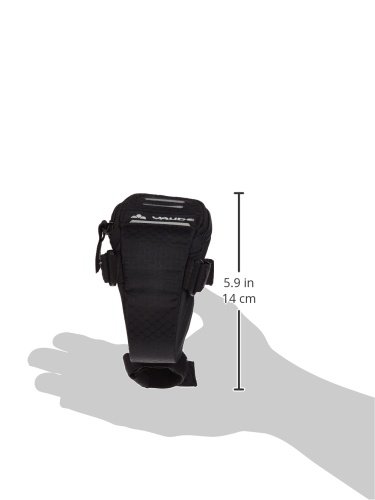 VAUDE Unisex Satteltasche Race Light, black, 8 x 7 x 14 cm, 0,3 liters, 11798 - 3