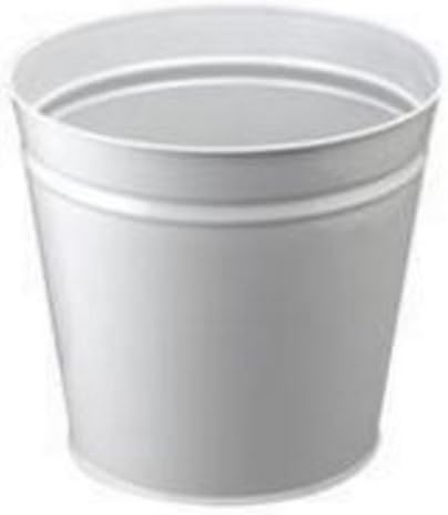 Q-Connect Metal Waste Bin 15 Litre Grey