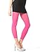 Produktbild under2wear modisch elegante Damen Leggings 7/8 Länge, 60 Den blickdicht Pink Gr. M (40/42)