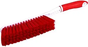 Uva World UVA Cleaning Brush with Hard & Long Bristles for Car Seat Covers, Floor Mats & Other Houseolds (Color May Vary)