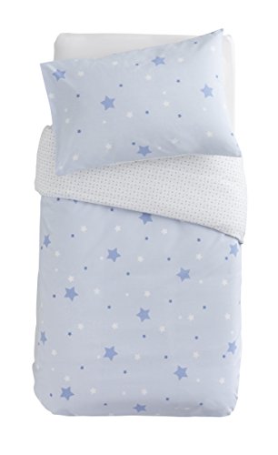 PMP Printed Bedding Set Duvet Cover and Pillowcase Etoiles Sky 100 x 140 cm