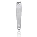 Footful Stainless Steel Nail Clipper with File for Thick Nails Large Size---Silver