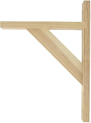 Dicoal Équerre bois jabalcon droite 170 x 230 mm