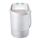 WWJQ Machine à Laver, Mini Lave-Linge SéChant Spin, 170w, Capacité De Lavage 7,7 LB, Chargement par Le Haut, pour Les Appartements en Camping