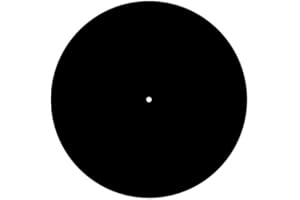 Twist4 2 Stück - Slipmats Plattentellerauflage aus Filz für LP Vinyl Schallplatten - twist4® (2 Stück, schwarz)
