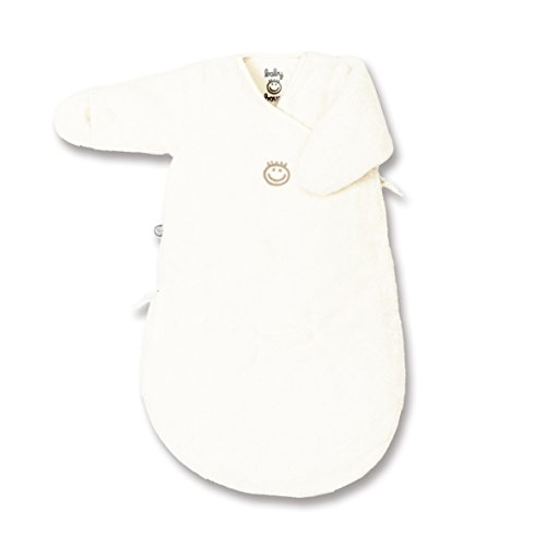 Baby Boum 0-3 Months Super Soft 2.3 Tog Sleeping Bag, Milk White