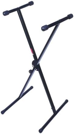 Single Bracet X Frame Adjustable Folding Keyboard Stand