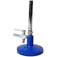 Shree Balaji Traders Bunsen Burner with heavy base for Use in School Colleges Laboratory (Pack of 1) Blue