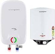 Crompton Rapid Jet AIWH-3LRPIDJT3KW5Y 3LTR (3KW) Instant Water Heater (White and Grey)