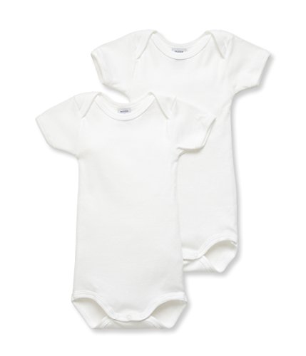Petit Bateau # Capo d'Abbigliamento, Bianco (Weiß (Special Lot 00), 62 (3m/60cm)- DE (Pacco da 2 Bimbo