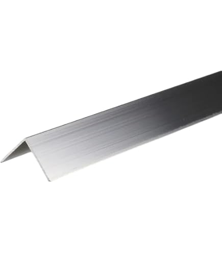 PROFILI IN ALLUMINIO Anodizzato Argento Angolare A L Mm.15X15X 1 Da Mt