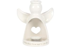 Something Different GA_56730 - Portacandele con angelo dal tuo fianco, 1 pezzo, 300 g, multicolore