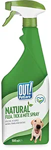 Bramton Out! Natural Flea and Tick Spray, 500 ml