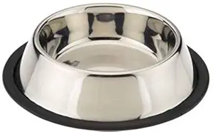 UNICORN Dog Stainless Steel Bowl Very Small Size for Small Dogs and Kittens (200 ml)(Silver)