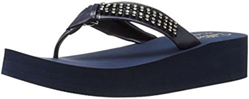 Callisto Womens ST. Barth Open Toe Casual, Navy, Size 7.0 US/5 UK US