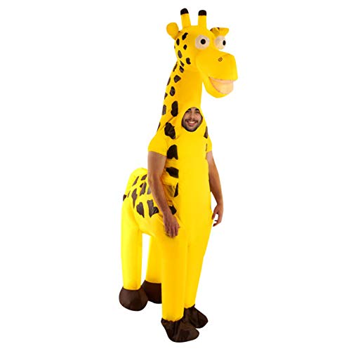 Morph Gonflable Costume, Homme, MCGIGI, Girafe Adultes, Taille Unique