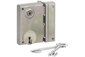 Bricard - Serrure en applique Bricard à Fouillot Verticale Ouverture par clé ouvrant Droite Axe 40 mm