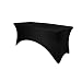 Produktbild Expand Tischhusse, Tischcover Schwarz - Tisch Husse, Cover als Tischdecke - 140cm bis 160cm - Geschlossen - Stretch