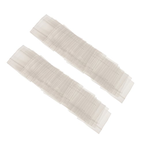 Preisvergleich Produktbild 100pcs Klar Druckverschlussbeutel Sortiment Reißverschlusstasche Mit Reißverschlussbeutel Plastikbaggies Wiederverschließbar - 100pcs 3*4CM