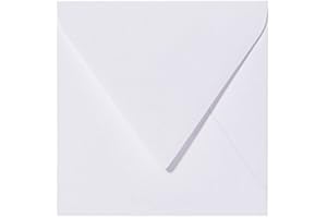 ‎PAPER24 Paper24 je 25 Briefumschläge 155x155 mm, 120g Weiß